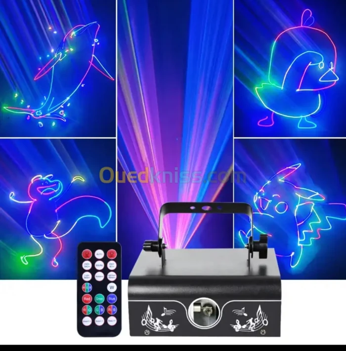 Jeux de lumière laser