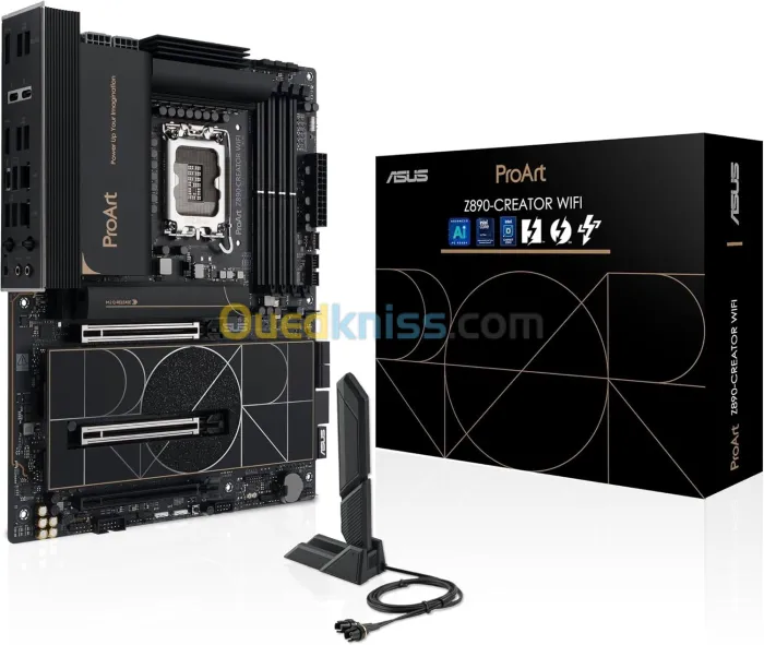 ASUS PROART Z890 CREATOR WIFI - ATX ADVENCED AI - 4XDDR5 - 4X M.2 PCIE - WI-FI 7 - 2.5 GBE - BLACK