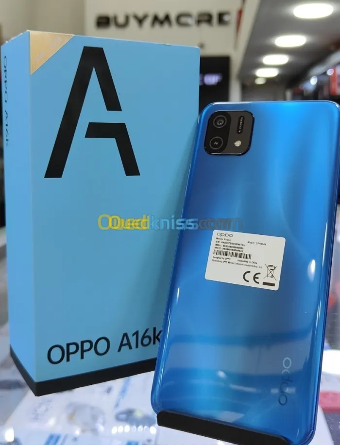 OPPO OPPO A16K - 3 GB - 32 GB - 6.52" IPS - 4230 MAh - 13 Mp - Blister -