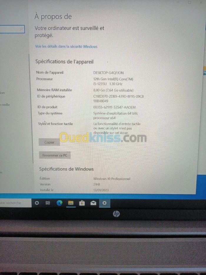 HP probook i5 12th génération