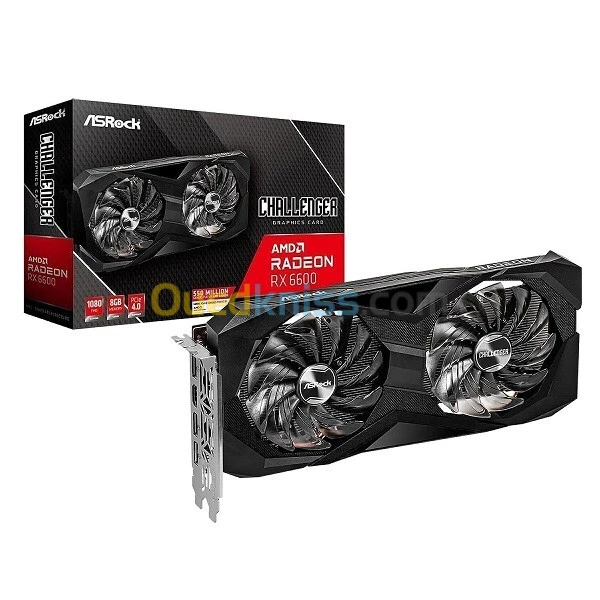 RX 6600 Challenger 8GB ASRock AMD Radeon