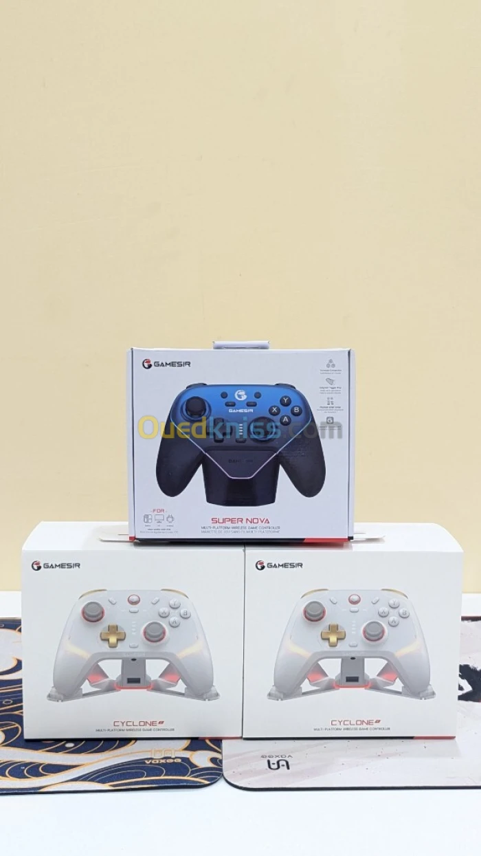 GameSir Cyclone 2 (TMR + Hall Effect ) - Phantom White - Charging Station Edition