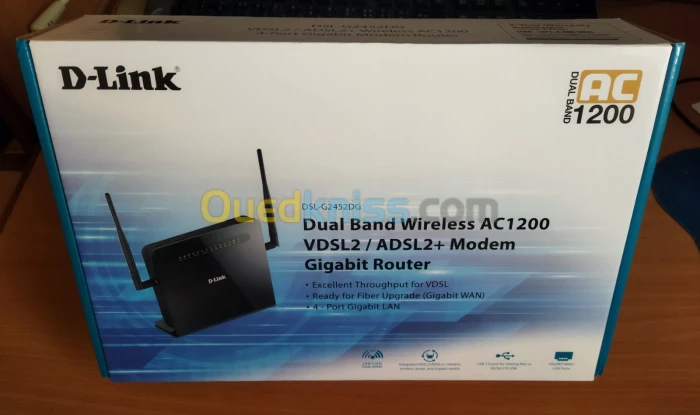 Modem Router D-Link DSL-G2452DG AC1200 Dual Band