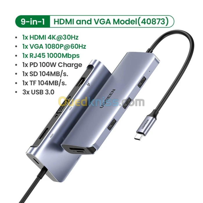 Ugreen 9 in 1 usb-C