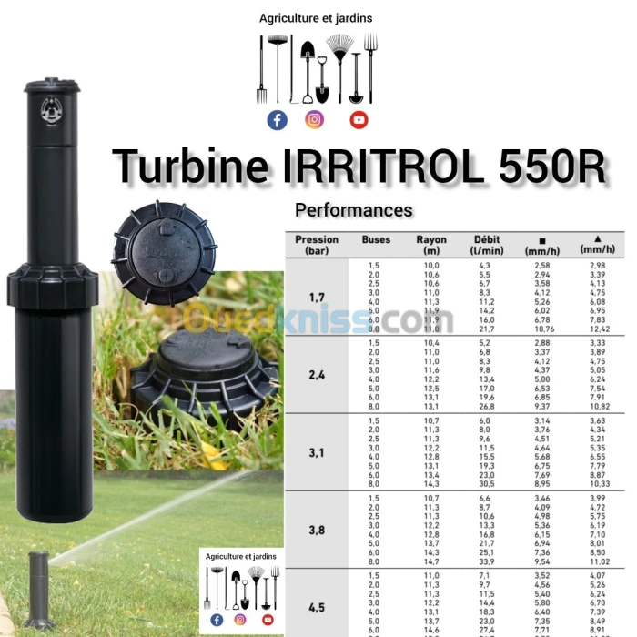 Turbine 550R IRRITROL