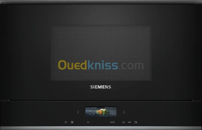 SIEMENS MICRO ONDE ENCASTRABLE NOIR (IQ700) HYDROLYSE 21 L AVEC ECRAN TFT 1 ANS DE GARANTIE