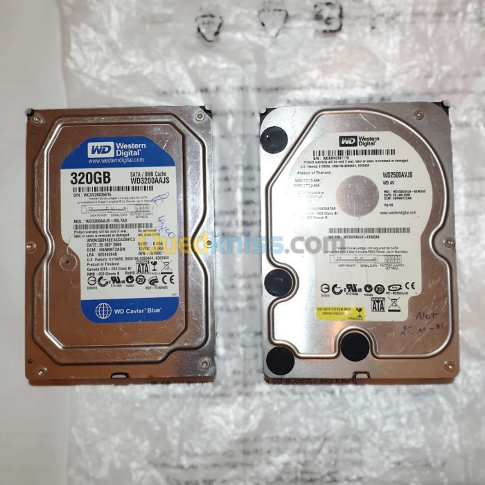 Disk dure hdd 320gb + windows 8.1 active disigned Disk dur hdd 250gb + windows 10 pro active