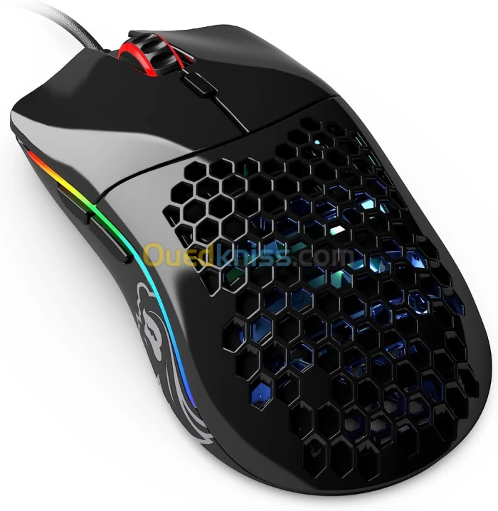 Souris Glorious GLOSSY BLACK Model O/ WHITE