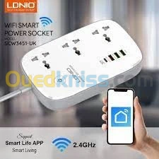 MULTIPRISE LDINIO SCW3451 WIFI SMART POWER STRIP 2500W