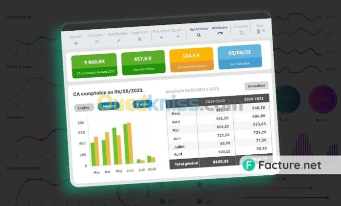 Logiciel de gestion et vente
