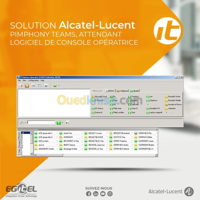 alcatel PIMPHONY TEAMS, ATTENDAN