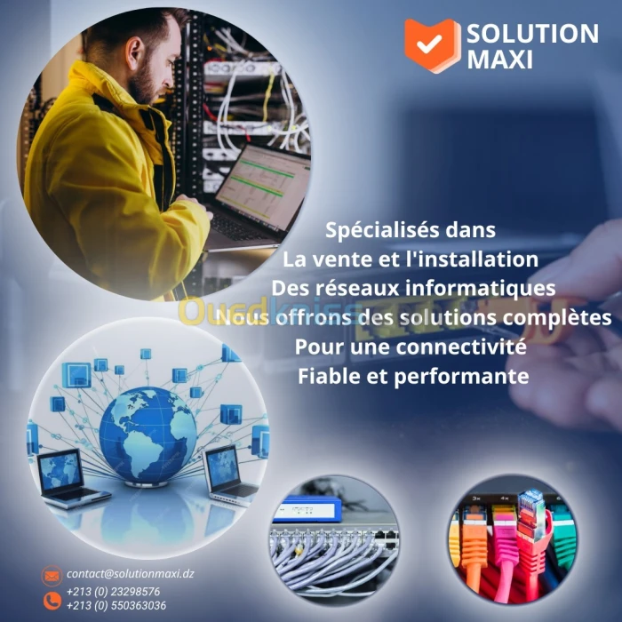 Vente et installation réseaux et serveurs informatiques
