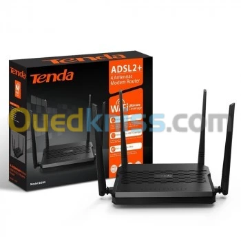 MODEM ROUTEUR TENDA D305 ADSL2 WIFI 4 ANTENNES