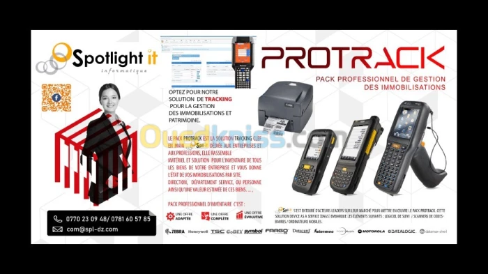 "ProTrack" Solution de Gestion et inventaire des immobilisations