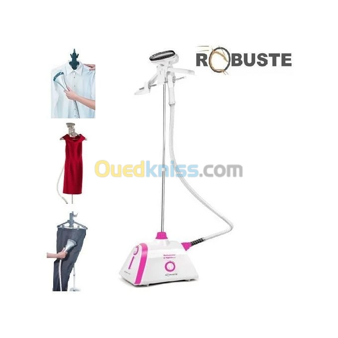 Robuste Défroisseur À Vapeur Professionnel Vertical- 1450 W- Aj-2204 -Blanc