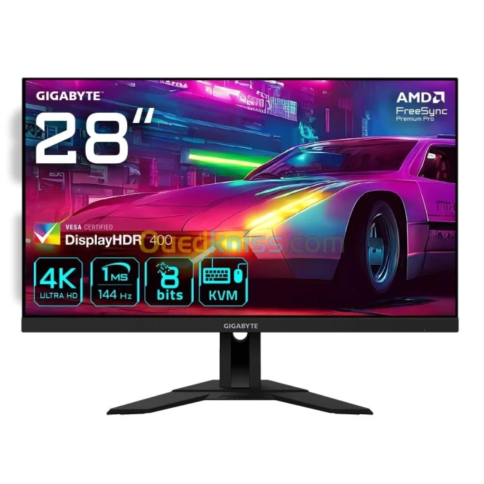 ECRAN GIGABYTE M28U GAMING UHD 1MS 144HZ IPS 4K 28"