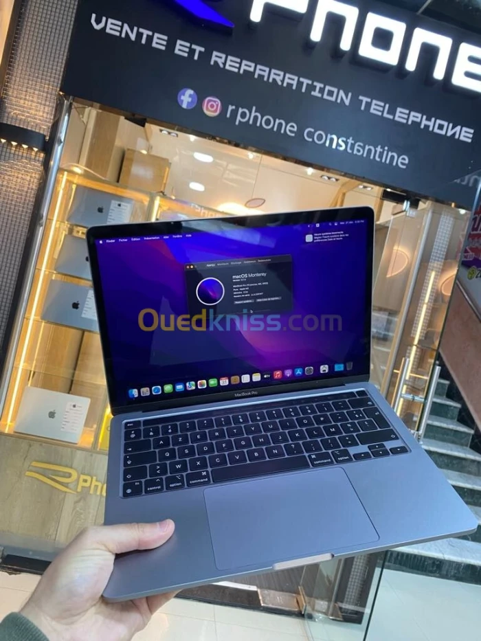 Mac book pro 2020 m1 8g 256ssd cicle 170 libire officiel