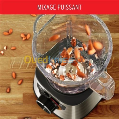Blender moulinex PERFECTMIX+ 1200W BOL 2L en verre NOIR MÉTAL LM871D10