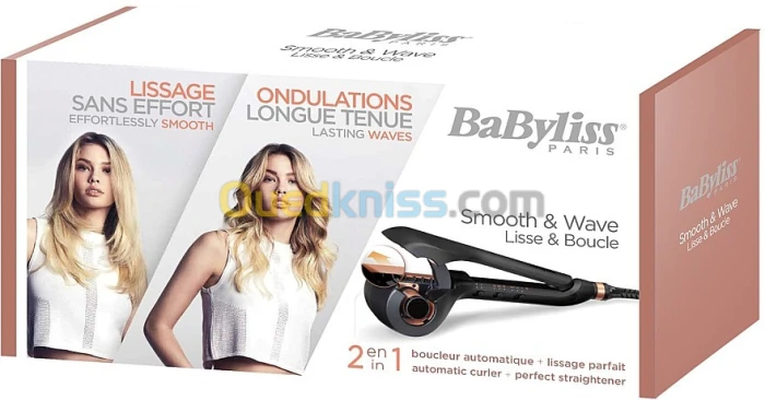 FER A BOUCLER / LISSER BaByliss C2000ITE Smooth et Wave Curl Secret Onduleur pour cheveux
