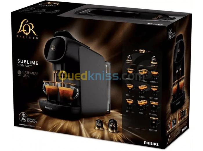 Machine à café à capsules LM9012/23 L'Or Barista Sublime GRIS Cachemire