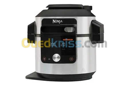 NINJA Multicuiseur 12en1 Foodi MAX Air Fryer,12 fonctions,1760W,7.5L,Acier inoxydable, OL650EU