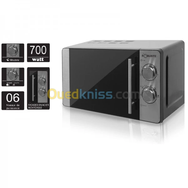 Micro-Ondes MI-20L 700W Robuste INOX المايكرويف