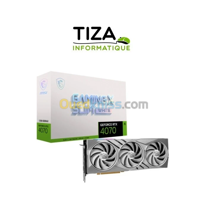 MSI RTX 4070 GAMING X SLIM WHITE 12G