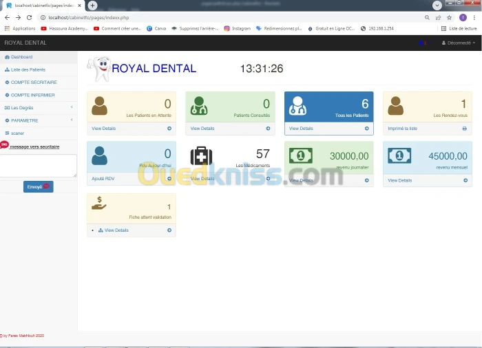 Gestion Cabinet dentaire