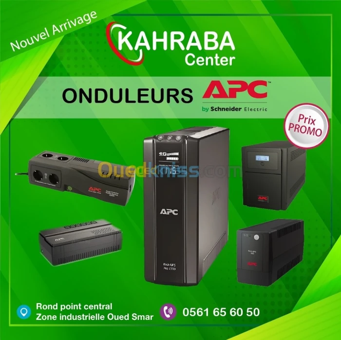 Disponible toute la gamme des onduleurs APC