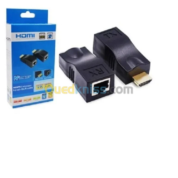 Hdmi extender over rj45 cat6 with 30 meter
