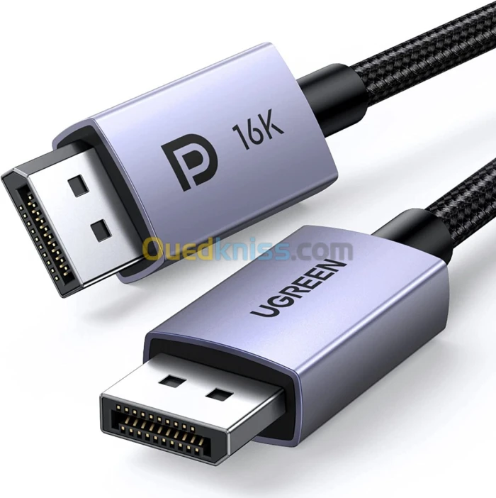 UGREEN DisplayPort 2.1 Cable 6.6FT, [VESA Certified] DP 2.0 Cable DP to DP 16K Cable Support 