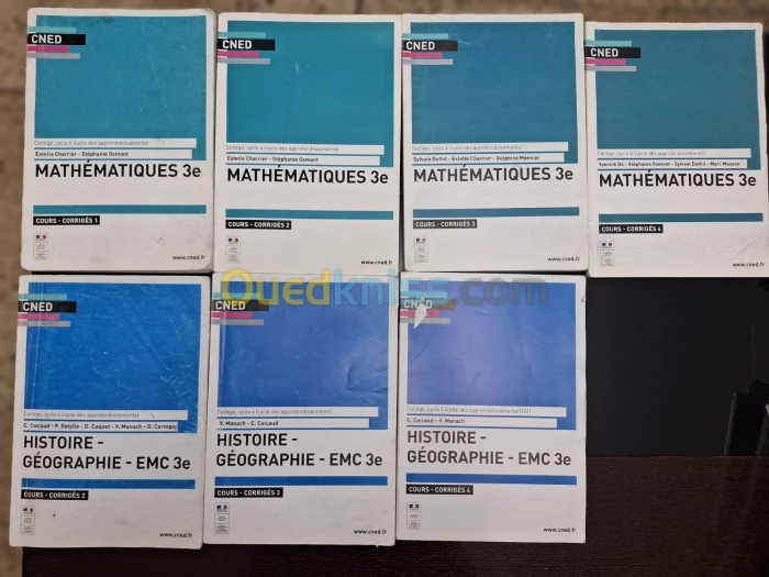 Vends livres cned