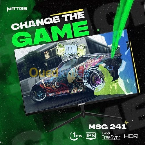MATOS MONITEUR MSG241 24 HDR IPS 165 HZ 1MS