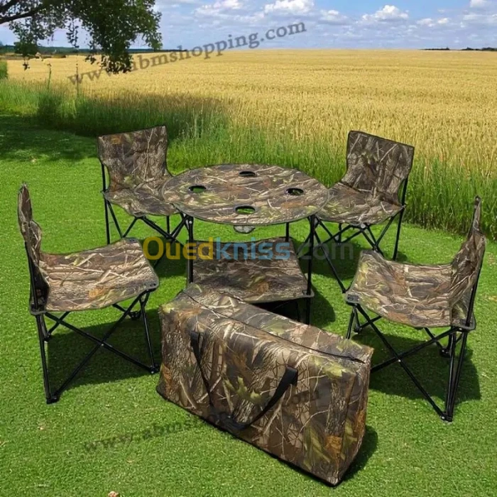 Table et Chaise Pliante De Campping (F)