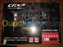 CARTE GRAPHIQUE RX 560 4GB DDR5 2 FANS