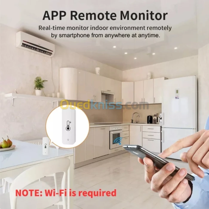 Capteur et enregistreur de température et humidité smart