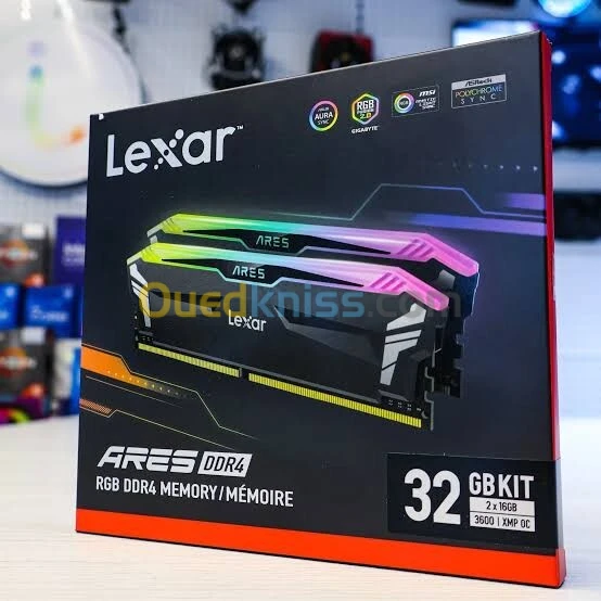 Lexar ram ddr4 2*16gb 3600mhz
