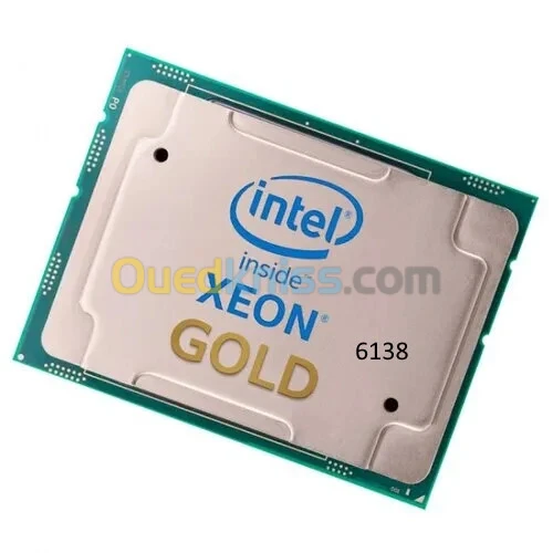 PROCESSEUR | CPU pour SERVEUR | INTEL XEON GOLD 6138 | 20C/40T 2.00-3.70 GHz (27.5M CACHE)