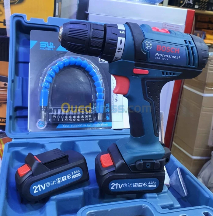 Visseuse Bosch 21v +caisse 11pcs