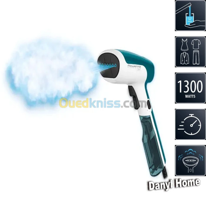 DEFFROISSEUR Vapeur Portatif 1300W ACCESS STEAM FIRST Blanc et bleu