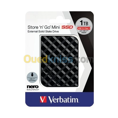 DISQUE DUR SSD EXTERNE VERBATIME