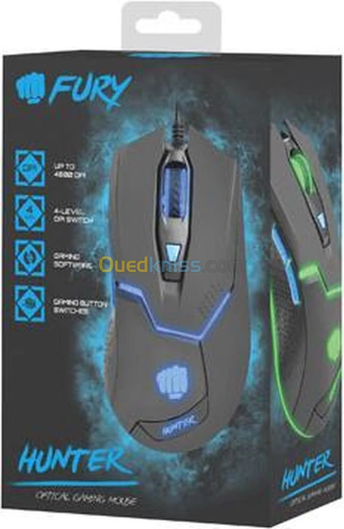 SOURIS FURY GAMING 4800 DPI