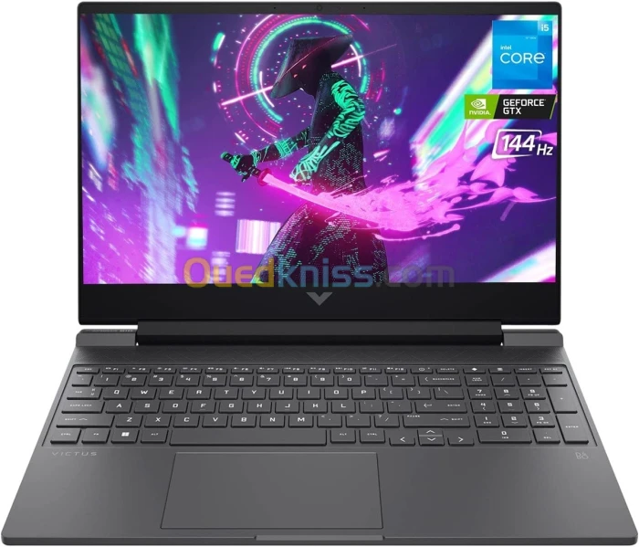 HP - Victus 15.6" FHD Gaming Laptop - Intel Core i5-12450H - 8GB DDR5 NVIDIA GeForce GTX 1650-512SSD