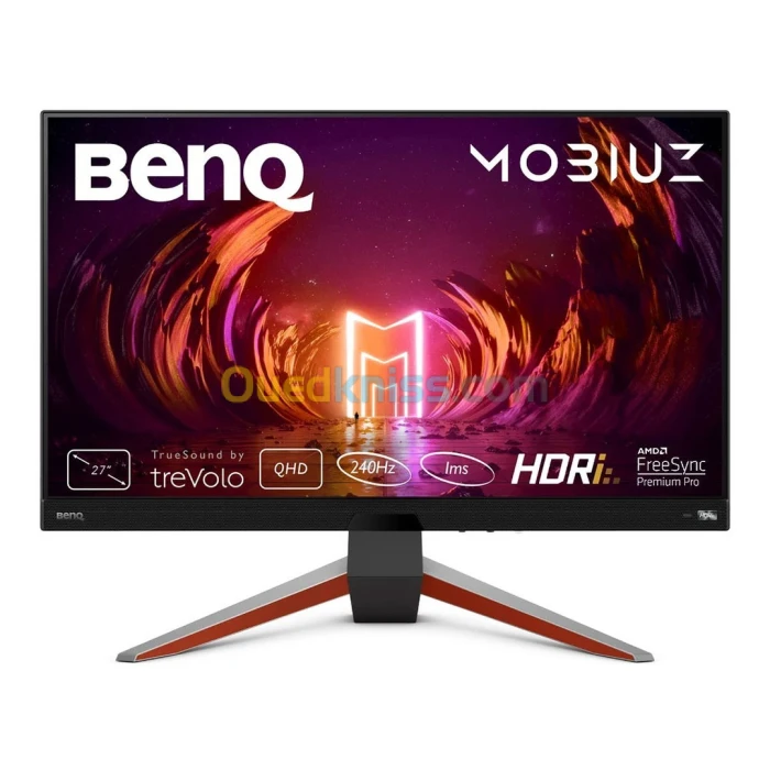 BenQ 27" LED  MOBIUZ EX270QM 2k / IPS / HDR600 / 240 Hz / FreeSync Pro / HDMI 2.1 / Livraison 10 jrs
