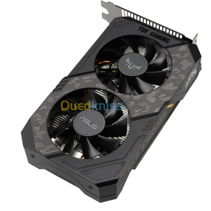 Carte Graphique GeForce GTX 1650 TUF-GTX1650S-4gd6-P-GAMING DUAL 4 Go GDDR6 - HDMI/DisplayPort/DVI
