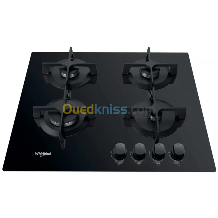 Table de cuisson gaz WHIRLPOOL GOB 616 NB noir