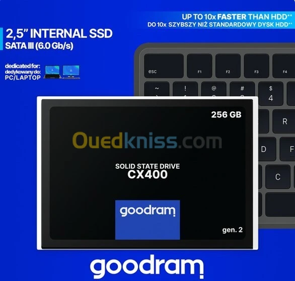 GOODRAM CX400 256GB SATA III - 6 GB/S - CX400-256-G2 ORIGINAL