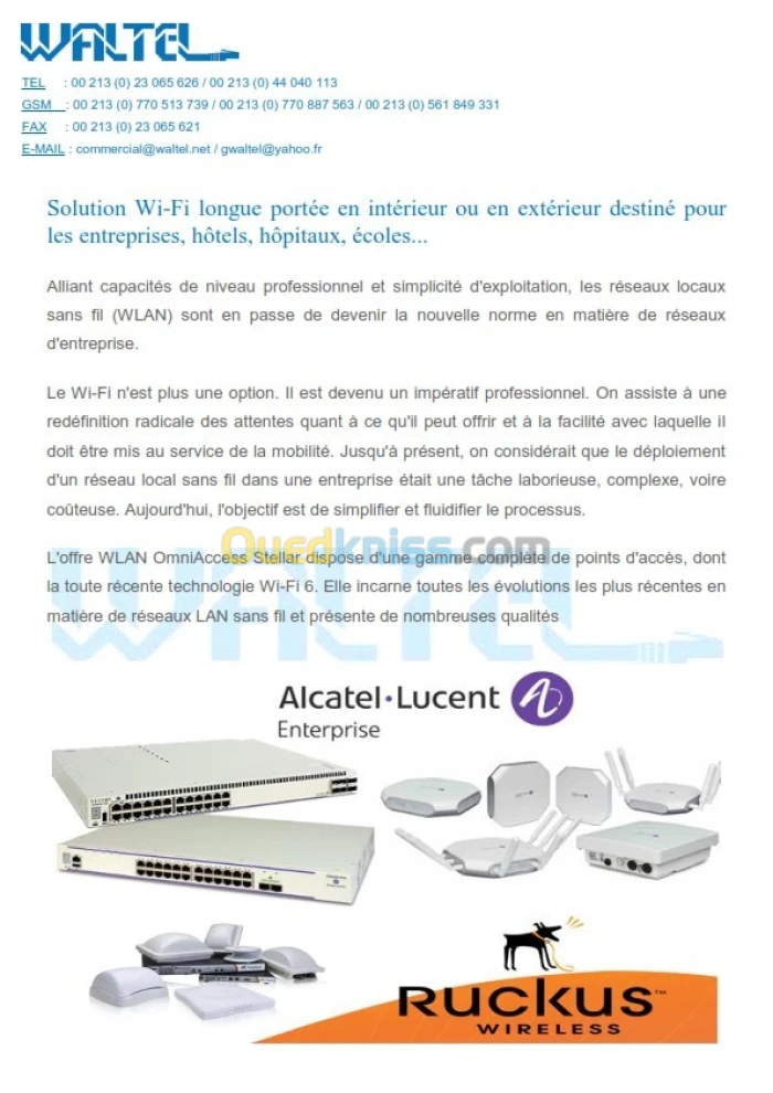 Solution Wi-Fi longue portée 