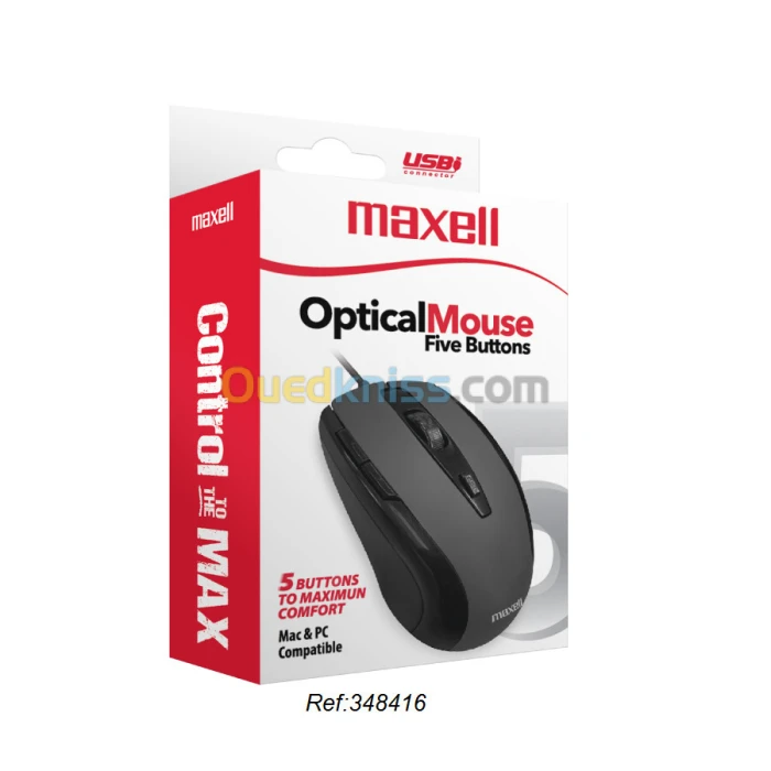 SOURIS 5 BOUTON MAXELL