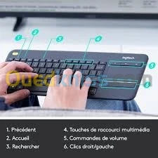 CLAVIER LOGITECH K400 PLUS SANS FIL 920-007129